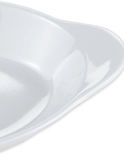 Đĩa Phụ Hình Oval GET SD-08-W 21.6 cm x 11.4 cm - Melamine Trắng