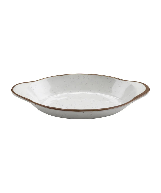Đĩa Phụ Oval GET SD-08-RM 21.6 cm x 11.4 cm - Melamine, Rustic Mill
