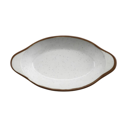 Đĩa Phụ Oval GET SD-08-RM 21.6 cm x 11.4 cm - Melamine, Rustic Mill