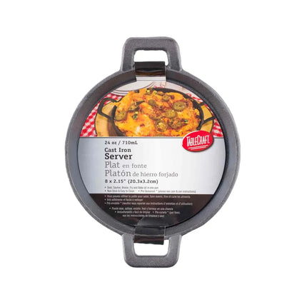 Đĩa Phục Vụ Fajita Tròn Tablecraft CW30152 Gang Đúc 710 ml 20.3 cm