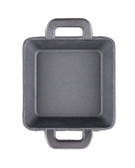 Đĩa Phục Vụ Vuông Mini Tablecraft CW30150 Gang Đúc Có Tay Cầm 355 ml 12.7 cm x 12.7 cm