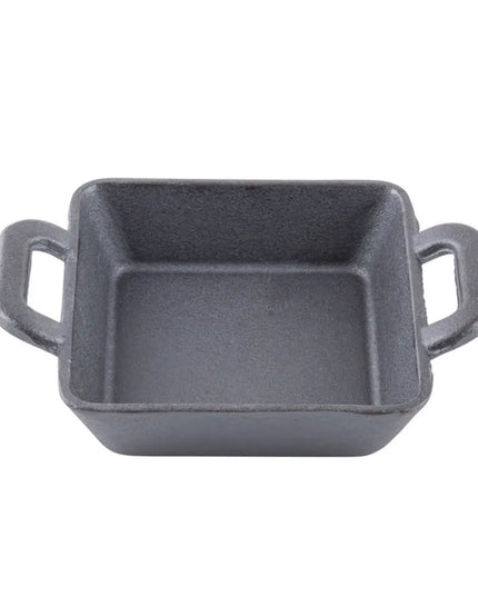 Đĩa Phục Vụ Vuông Mini Tablecraft CW30150 Gang Đúc Có Tay Cầm 355 ml 12.7 cm x 12.7 cm