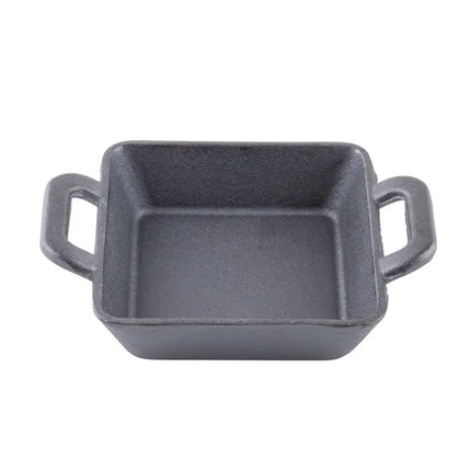 Đĩa Phục Vụ Vuông Mini Tablecraft CW30150 Gang Đúc Có Tay Cầm 355 ml 12.7 cm x 12.7 cm