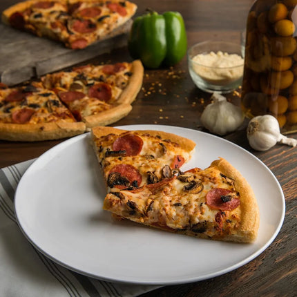 Đĩa Pizza Tròn Carlisle Nhựa Melamine 30.5 cm, Màu Trắng (4380002)