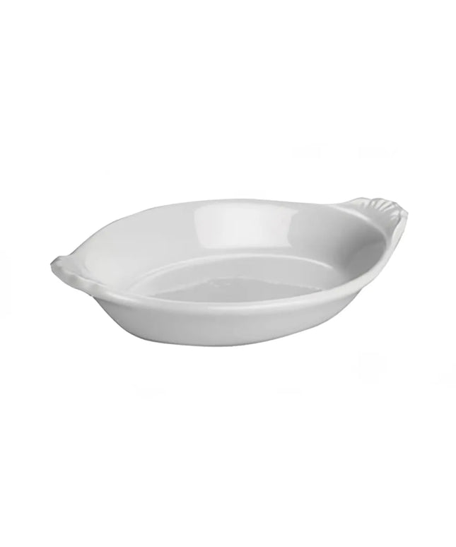 Đĩa Rarebit/Au Gratin Bầu Dục Hall China HL5210ABWA 295 ml Sứ Trắng Sáng
