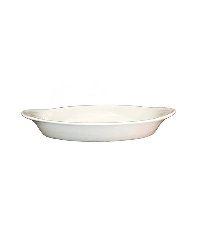 Đĩa Rarebit Oval ITI WRO-12-AW 355 ml - Gốm, Trắng American