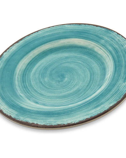 Đĩa Salad Melamine Tròn Carlisle 22.9cm, Màu Aqua (5400215)