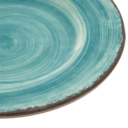 Đĩa Salad Melamine Tròn Carlisle 22.9cm, Màu Aqua (5400215)