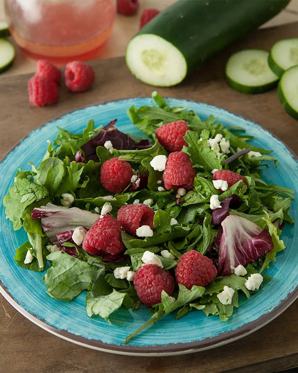 Đĩa Salad Melamine Tròn Carlisle 22.9cm, Màu Aqua (5400215)