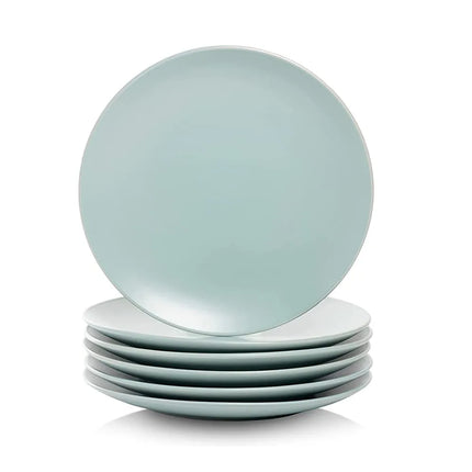 Đĩa Salad Stoneware Tròn 10 Strawberry Street Wazee Matte WM-4-MINBLU-6 21 cm, Màu Xanh Khoáng