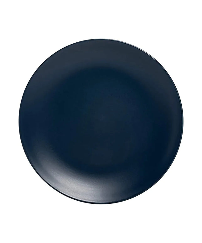 Đĩa Salad Tròn 10 Strawberry Street Dòng Wazee Matte 21 cm - Sứ Stoneware, Xanh Đêm (WM-4-DRKBLU-6)