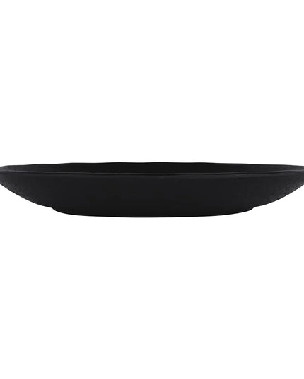 Đĩa Salad Tròn Elite Global Solutions Nhựa Melamine 19.7 cm, Màu Đen (JW7007-B)