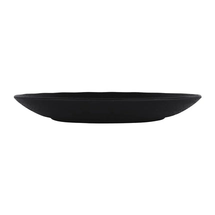 Đĩa Salad Tròn Elite Global Solutions Nhựa Melamine 19.7 cm, Màu Đen (JW7007-B)