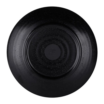 Đĩa Salad Tròn Elite Global Solutions Nhựa Melamine 19.7 cm, Màu Đen (JW7007-B)