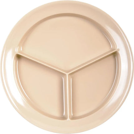 Đĩa Salad Tròn Nhựa Melamine Carlisle 22.2 cm, Màu Nâu Vàng (KL20325)