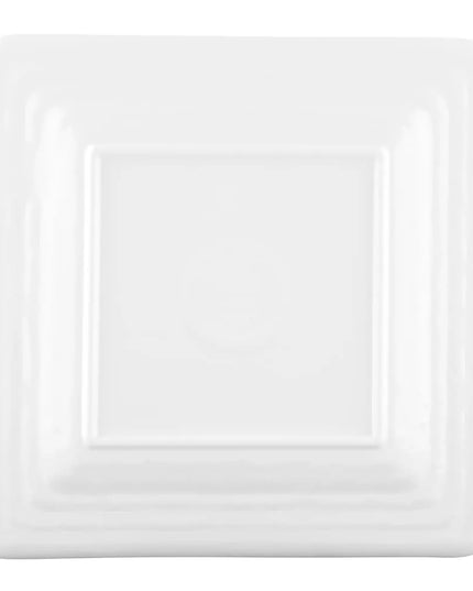 Đĩa Salad Vuông Elite Global Solutions Nhựa Melamine 17.8 cm, Màu Trắng (D7SQRR-W)