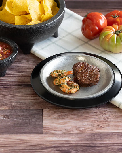 Đĩa Sizzling Giữ Nhiệt Thermo-Plate® Service Ideas RT7BLCAC 24.8 cm, Nhôm Đúc