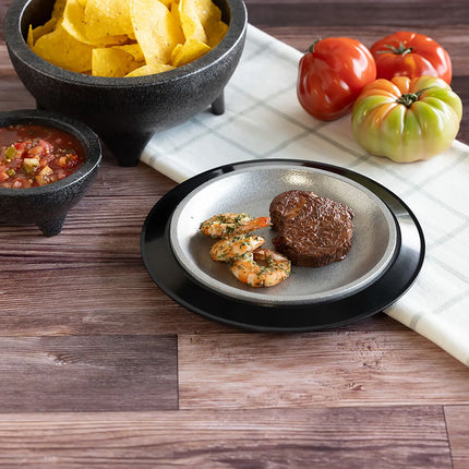 Đĩa Sizzling Giữ Nhiệt Thermo-Plate® Service Ideas RT7BLCAC 24.8 cm, Nhôm Đúc