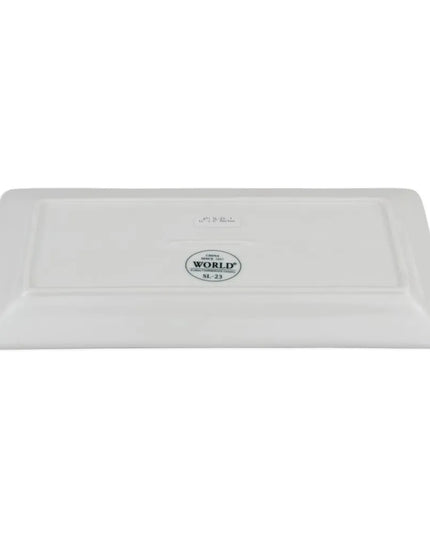 Đĩa Sứ Chữ Nhật Libbey SL-23, 30.5cm x 16.5cm, Slate