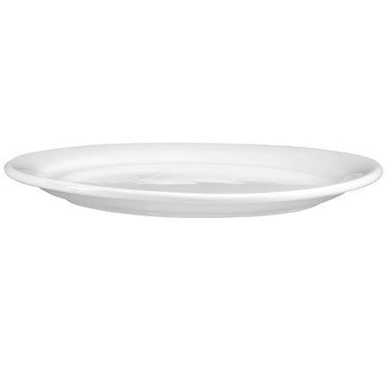 Đĩa Sứ Tròn Libbey 840-425N-13 22.9 cm Vành Hẹp, Trắng Sáng, Porcelana
