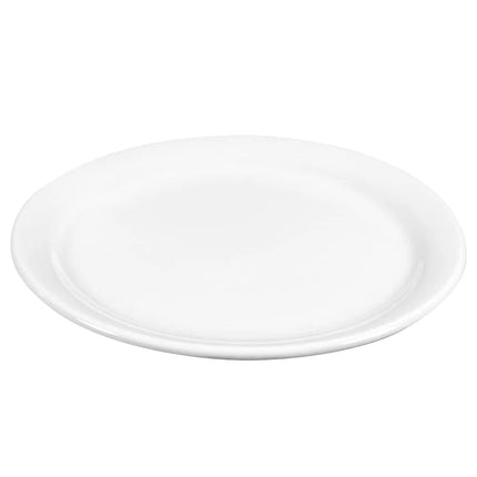 Đĩa Sứ Tròn Libbey 840-425N-13 22.9 cm Vành Hẹp, Trắng Sáng, Porcelana