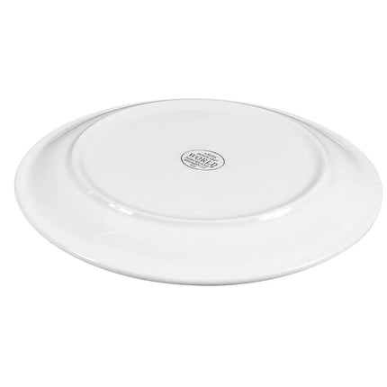 Đĩa Sứ Tròn Libbey 840-425N-13 22.9 cm Vành Hẹp, Trắng Sáng, Porcelana