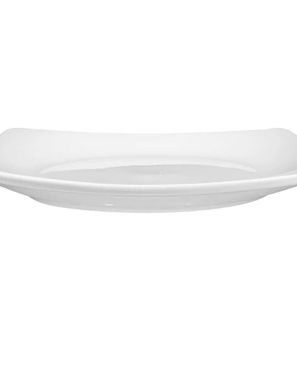 Đĩa Sứ Vuông Libbey 840-463S 20.3 cm, Kiểu Coupe, Màu Trắng Sáng, Porcelana