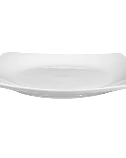 Đĩa Sứ Vuông Libbey 840-463S 20.3 cm, Kiểu Coupe, Màu Trắng Sáng, Porcelana
