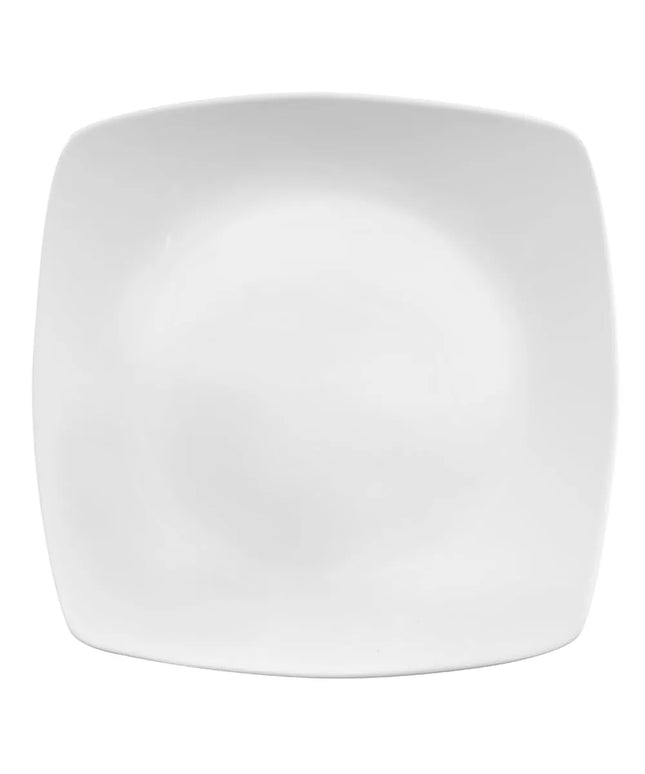 Đĩa Sứ Vuông Libbey 840-470S 27.9 cm, Coupe, Trắng Sáng, Porcelana