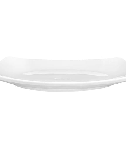 Đĩa Sứ Vuông Libbey 840-470S 27.9 cm, Coupe, Trắng Sáng, Porcelana