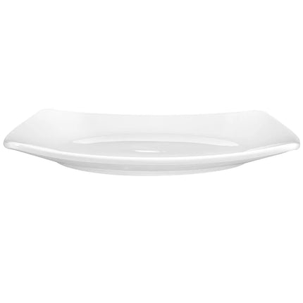 Đĩa Sứ Vuông Libbey 840-470S 27.9 cm, Coupe, Trắng Sáng, Porcelana