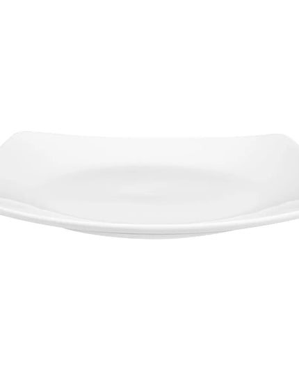 Đĩa Sứ Vuông Libbey 840-470S 27.9 cm, Coupe, Trắng Sáng, Porcelana