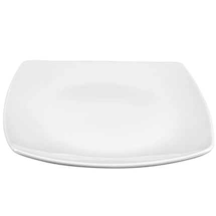 Đĩa Sứ Vuông Libbey 840-470S 27.9 cm, Coupe, Trắng Sáng, Porcelana