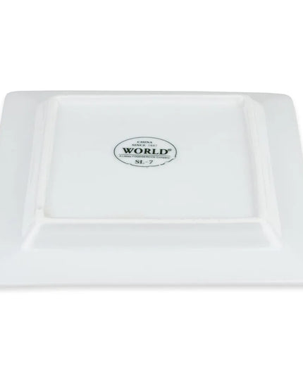 Đĩa Sứ Vuông Libbey SL-7 18.4 cm, Màu Slate