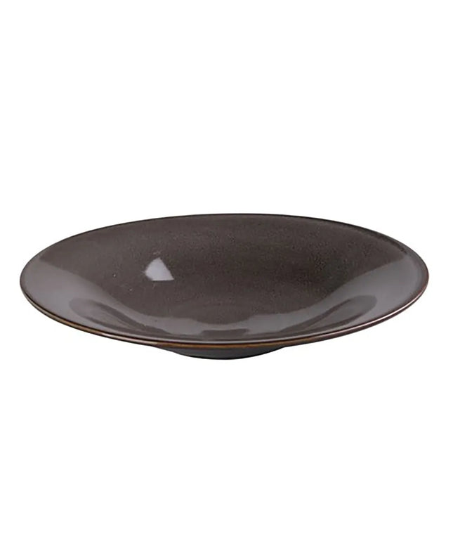 Đĩa Súp/Salad Tròn Yanco PK-411 29.2cm - Gốm, Màu Xám