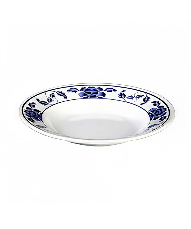 Đĩa Súp Tròn Melamine Thunder Group 1106TB Lotus 15.2 cm Trắng/Xanh