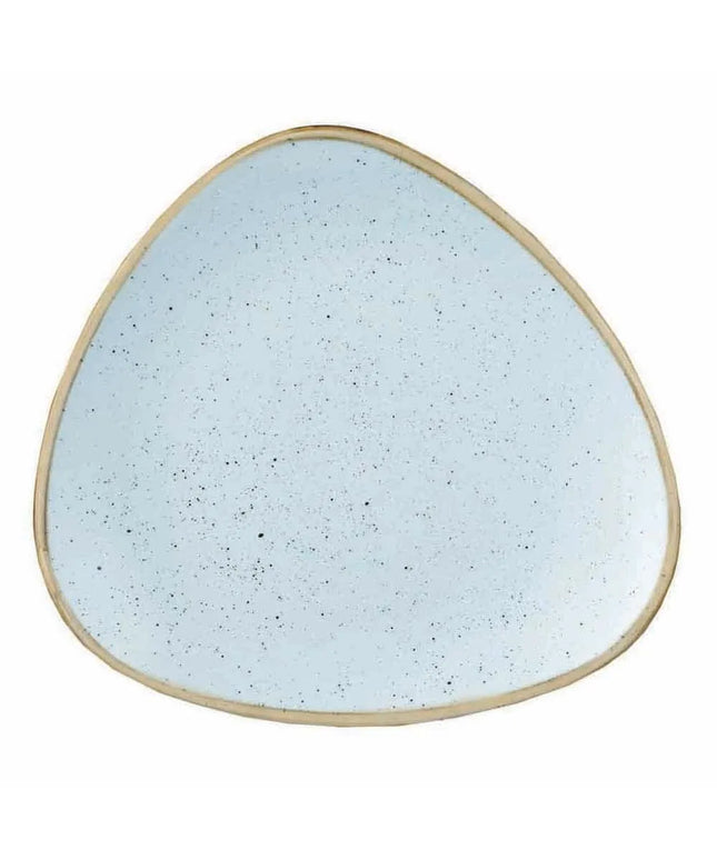 Đĩa Tam Giác Churchill Stonecast 22.9 cm - Gốm, Duck Egg Blue (SDESTR91)