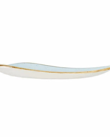 Đĩa Tam Giác Churchill Stonecast 22.9 cm - Gốm, Duck Egg Blue (SDESTR91)