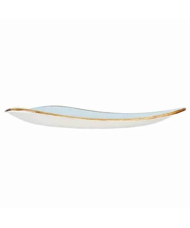 Đĩa Tam Giác Churchill Stonecast 22.9 cm - Gốm, Duck Egg Blue (SDESTR91)