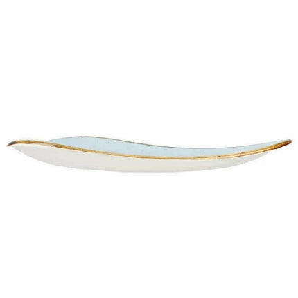 Đĩa Tam Giác Churchill Stonecast 22.9 cm - Gốm, Duck Egg Blue (SDESTR91)
