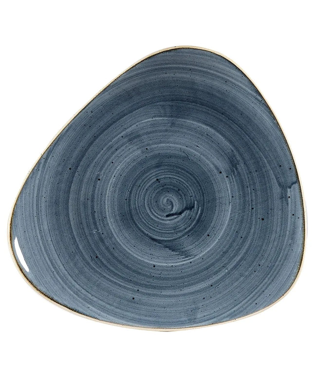 Đĩa Tam Giác Churchill Stonecast® Lotus 22.9 cm - Gốm, Blueberry (SBBSTR91)