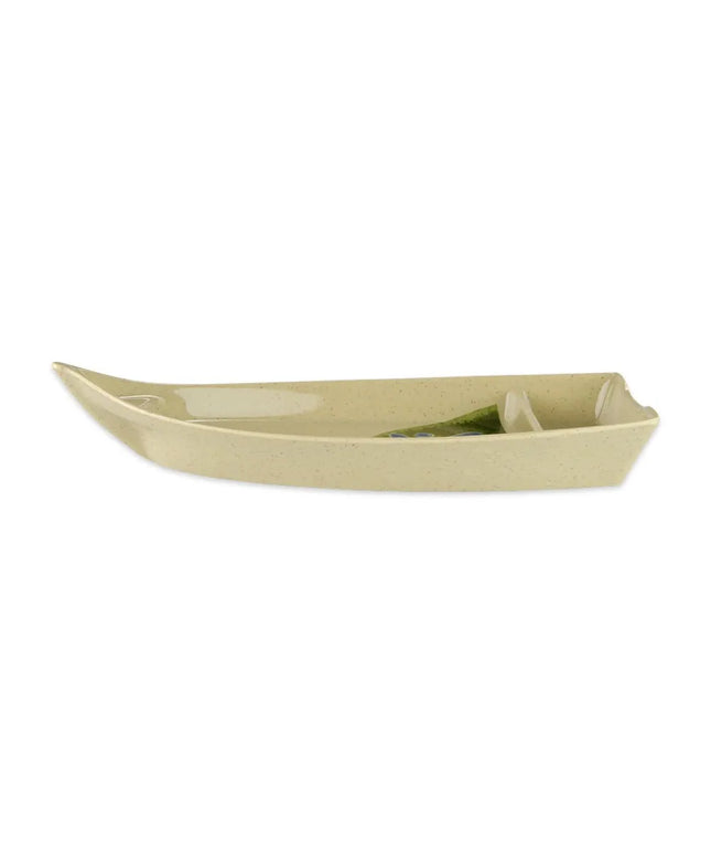 Đĩa Thuyền Chữ Nhật Nhựa Melamine GET Dung Tích 296 ml, 26.7 x 12.1 cm (136-TD)