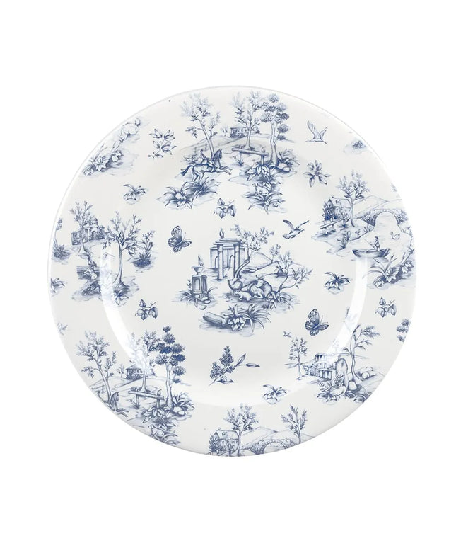 Đĩa Trà Tròn Churchill Vintage Prints 21 cm - Gốm, Màu Toile Prague (TOPVP81)