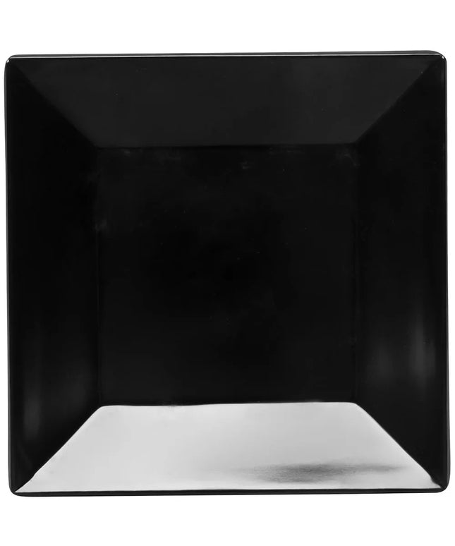 Đĩa Tráng Miệng Nhựa Melamine Vuông GET 15.2 cm, Đen (ML-102-BK)