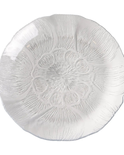 Đĩa Tráng Miệng Tròn Arcoroc J0232 Fleur 19.1 cm - Thủy Tinh, Trong Suốt