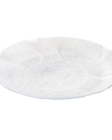 Đĩa Tráng Miệng Tròn Arcoroc J0232 Fleur 19.1 cm - Thủy Tinh, Trong Suốt