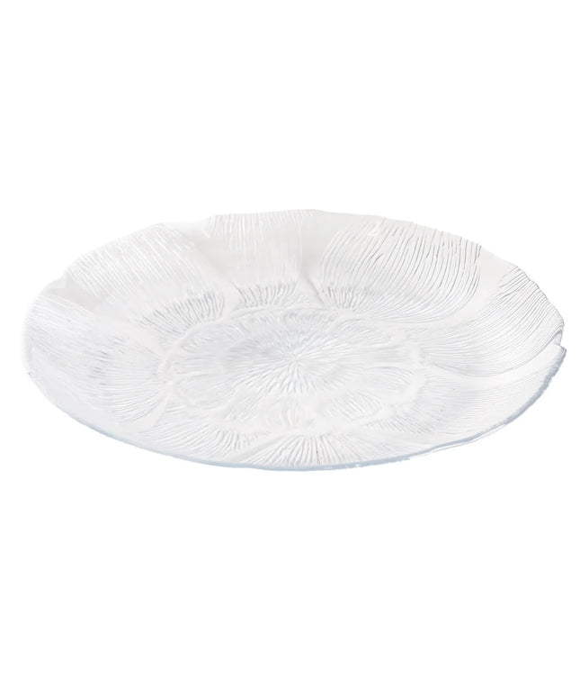 Đĩa Tráng Miệng Tròn Arcoroc J0232 Fleur 19.1 cm - Thủy Tinh, Trong Suốt