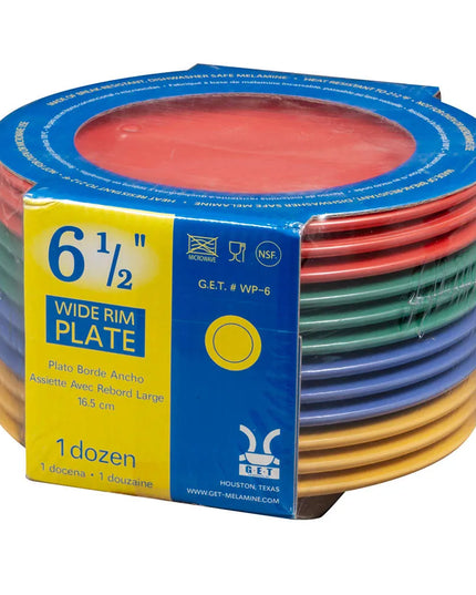 Đĩa Tráng Miệng Tròn GET 16.5 cm - Melamine, Nhiều Màu (WP-6-MIX)