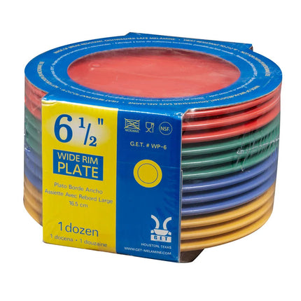 Đĩa Tráng Miệng Tròn GET 16.5 cm - Melamine, Nhiều Màu (WP-6-MIX)