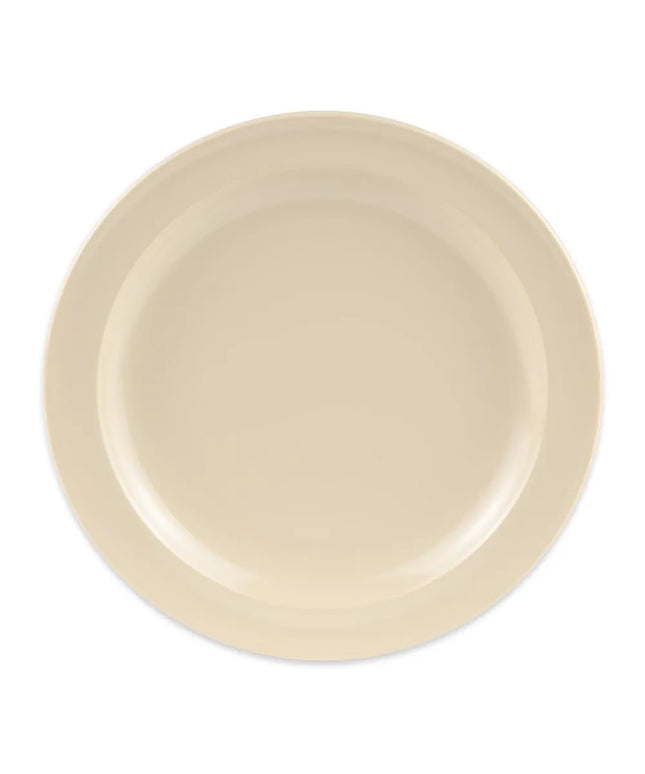 Đĩa Tráng Miệng Tròn GET Nhựa Melamine 18.4 cm, Màu Nâu Vàng (DP-507-T)